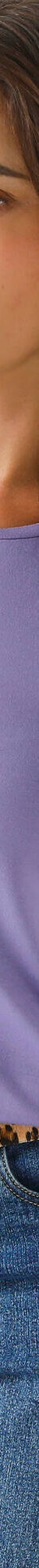T-shirt uni col rond stretch (parme) T-shirt uni col rond stretch (parme)